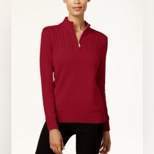 Karen Scott Red Women's Sweater